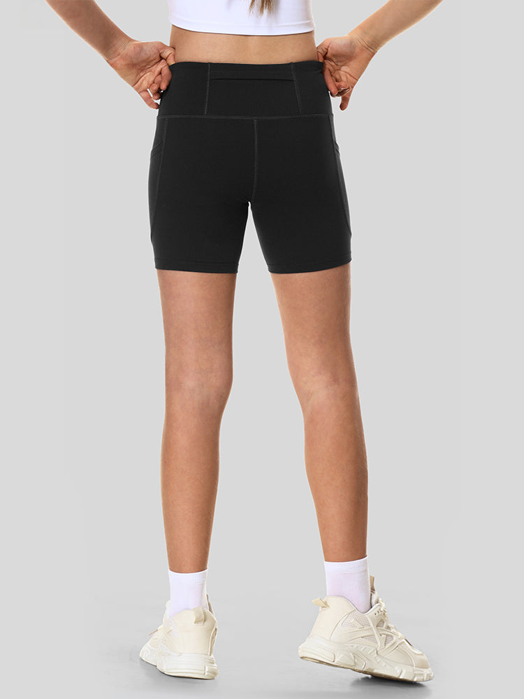 5'' Girl's Volleyball Shorts Black