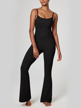 Flare Jumpsuits Black