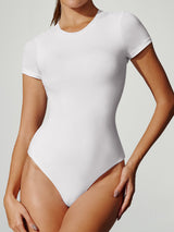 IUGA Round Neck Short Sleeve Bodysuits - IUGA