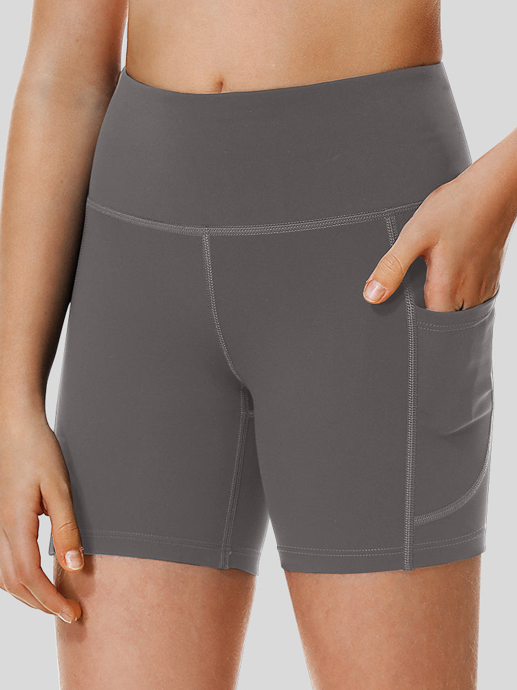 5'' Girl's Volleyball Shorts Dark Gray