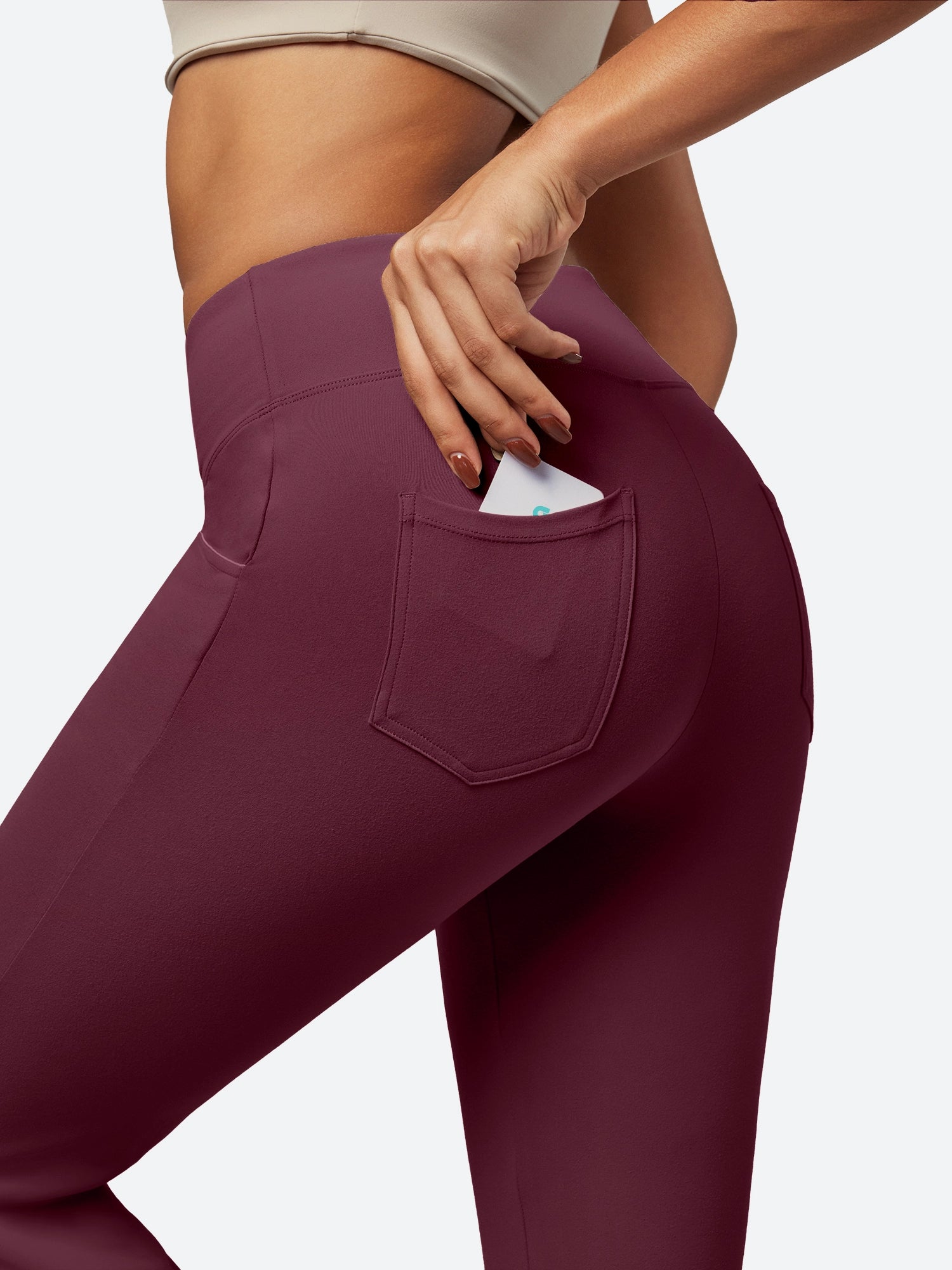 IUGA High Waisted Bootcut Yoga Pants With 4 Pockets