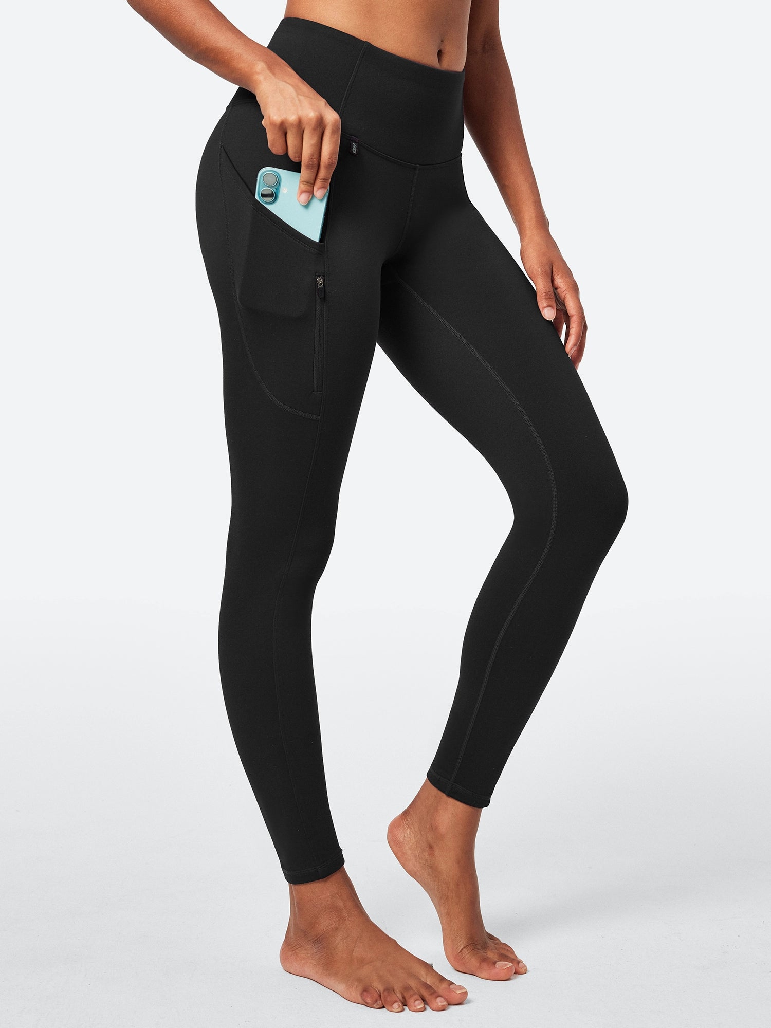 IUGA HeatLab® Fleece Lined Water Resistant Leggings with Pockets