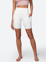 IUGA 8'' FlexTight™ No Front Seam Shorts With Pockets - IUGA