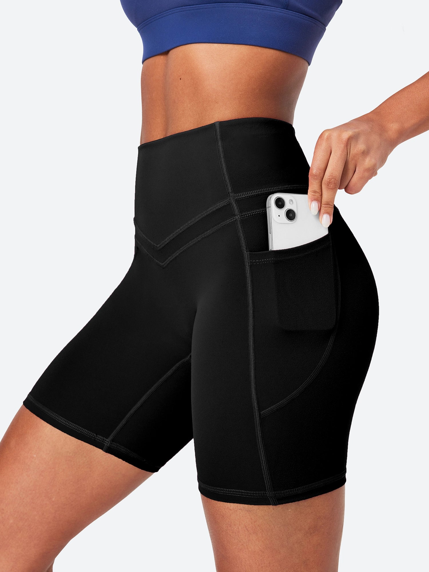 IUGA PowerTight™ 6'' Sandwich No Front Seam Shorts