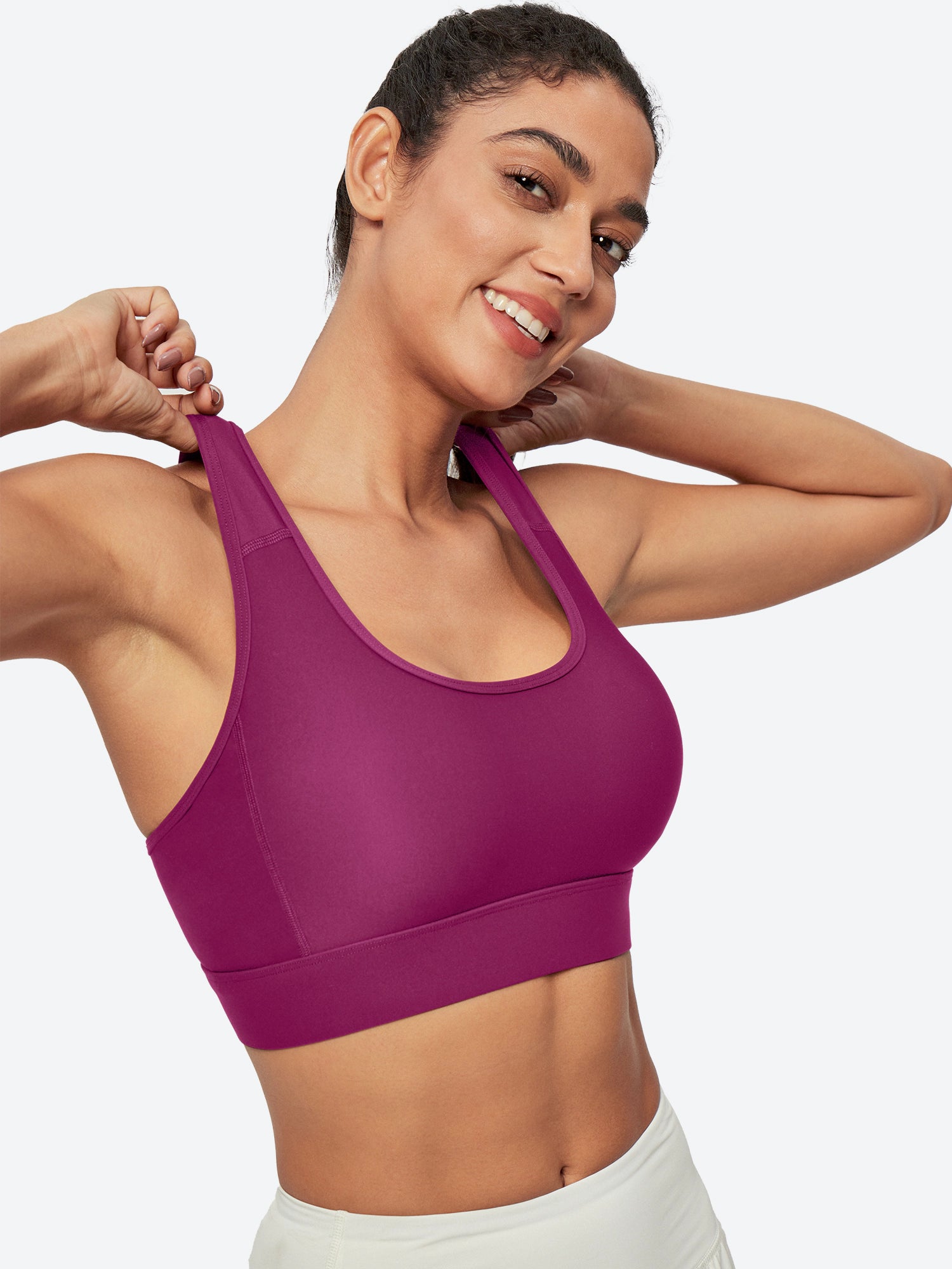 IUGA Racerback High Impact Sports Bras With Sewn-in Pads - IUGA