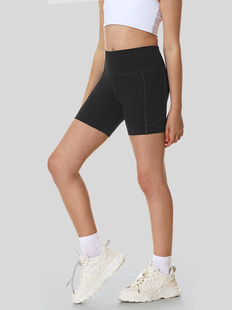 5'' Girl's Volleyball Shorts Black