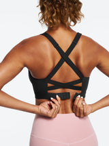 IUGA High Impact Criss-Cross Back Sports Bras - IUGA