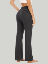 IUGA Tummy Control Bootcut Yoga Pants with Pockets - IUGA