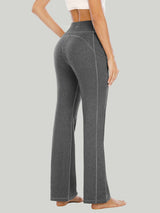 IUGA Tummy Control Bootcut Yoga Pants with Pockets - IUGA