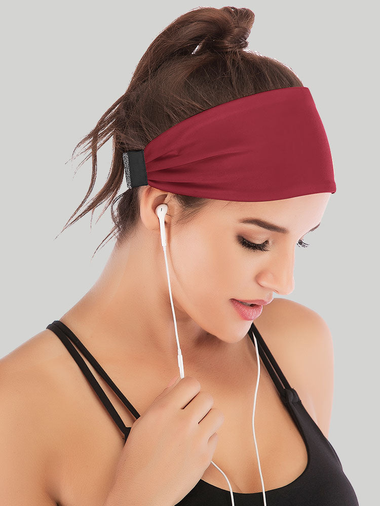 IUGA Adjustable Headbands for Women red