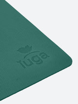 Non-Slip Yoga Mat With Alignment Lines Dark Green