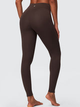 Buttery Soft High Waisted Leggings Dark Coffee