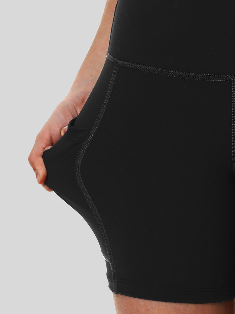 5'' Girl's Volleyball Shorts Black