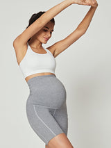 IUGA Maternity Shorts Over The Belly With Pockets gray